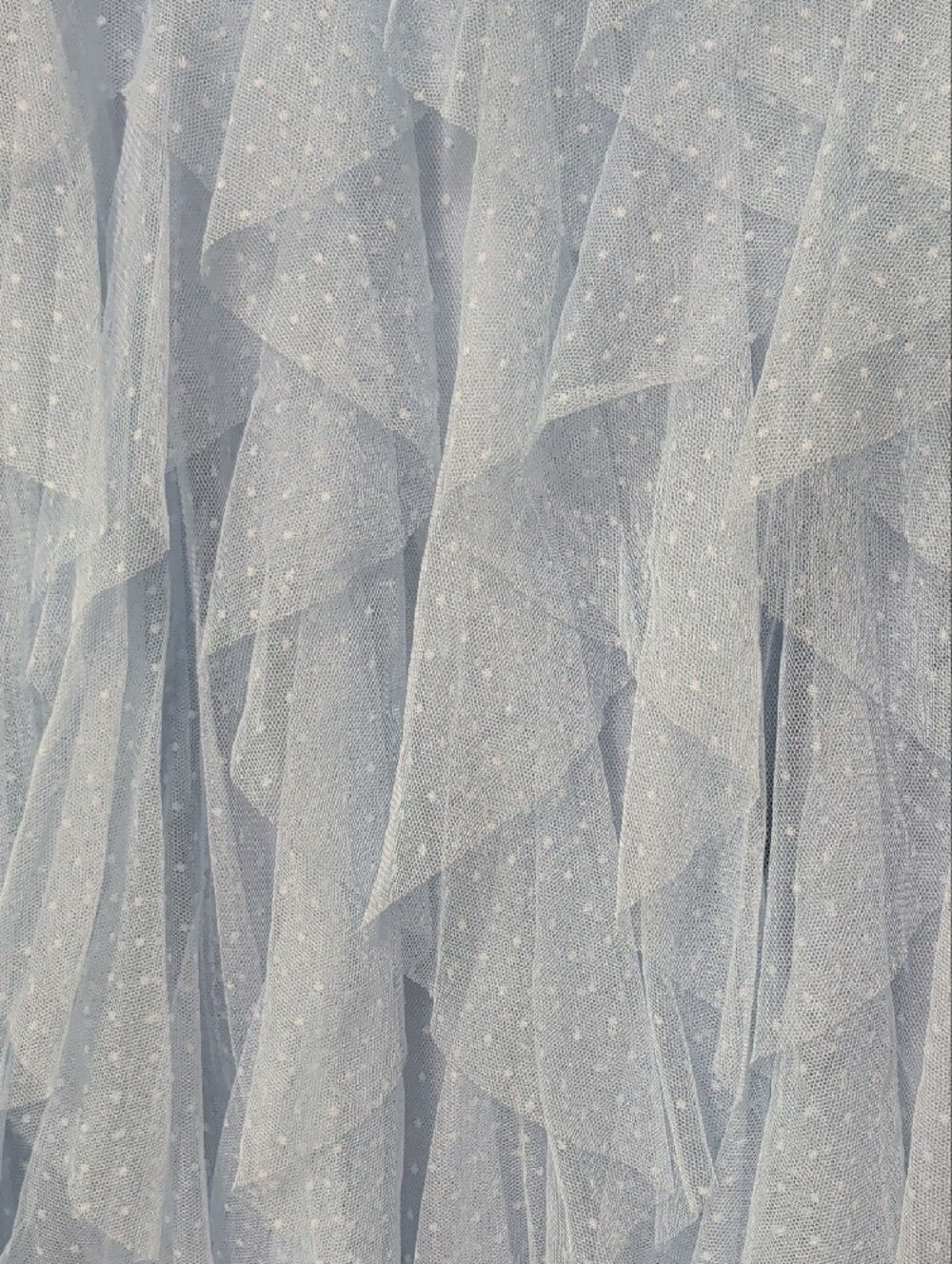 Altar'd State Light Blue Tiered Tulle Maxi Skirt - Picture 5 of 6